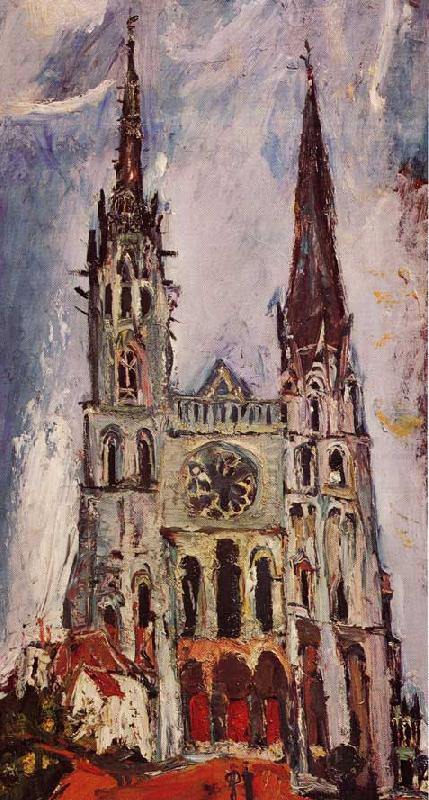 Chaim Soutine Chartres Cathedral china oil painting image